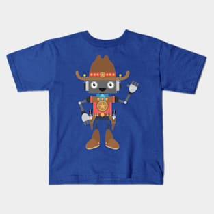 waving robot2 Kids T-Shirt